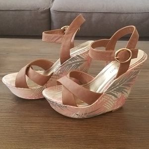 Madden Palm Wedge Sandals